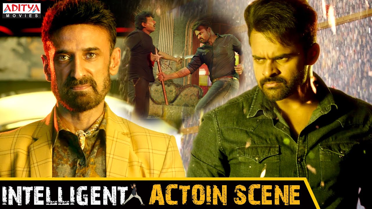 Sai Dharam Tej's Best Action Scene | INTELLIGENT Hindi Dubbed Movie | SaiDharam Tej, Lavanya Tripati