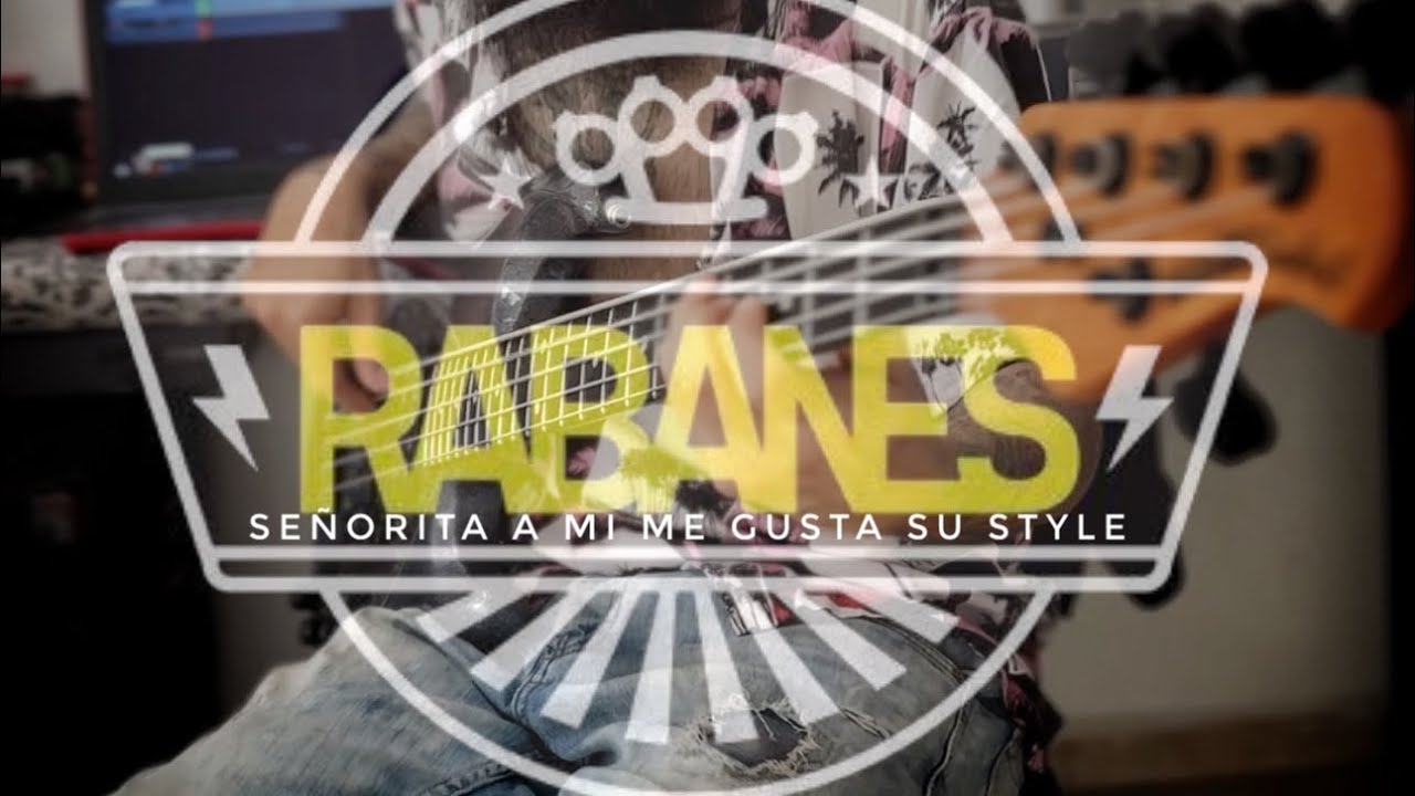 Rabanes - Señorita a mi me gusta su style (bass cover)