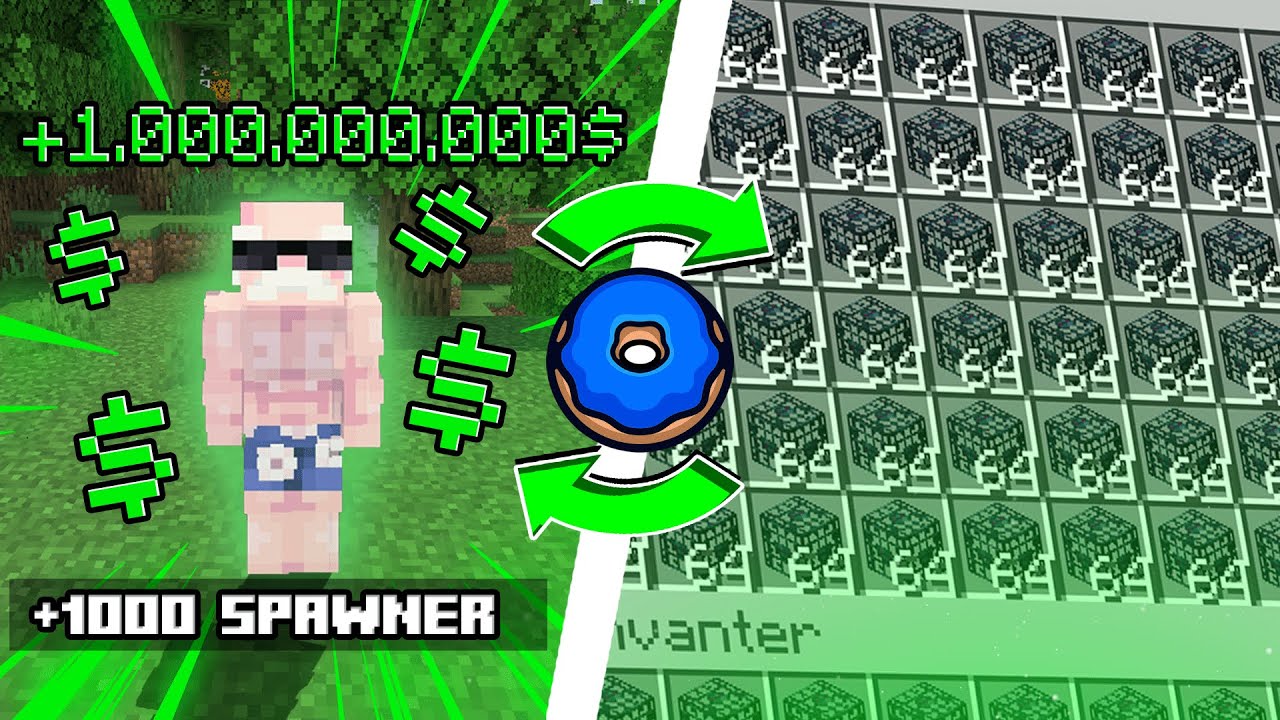 Donut SMP’te +1000 Spawner Kastım !! | Zero to Hero #3