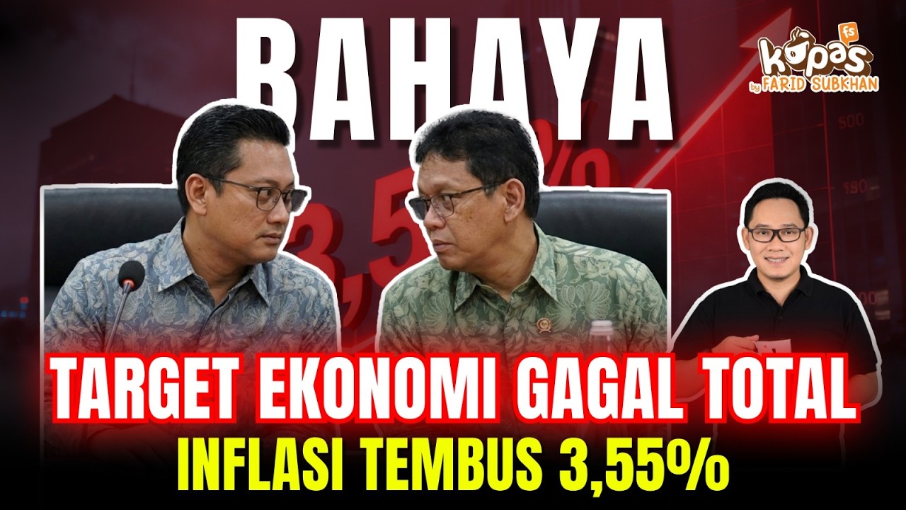 Ketar-Ketir, Inflasi RI Tembus 3,55%, Target Ekonomi 6% Ambyar!