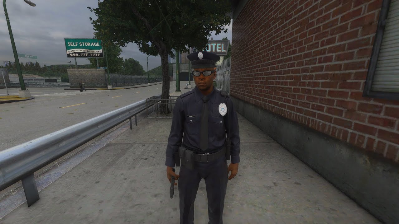 [Background Npcs] Blocking A Cop's Way