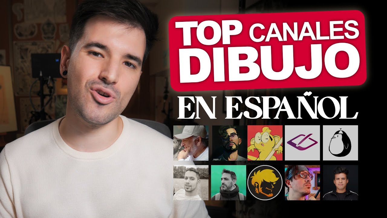 Los MEJORES CANALES de YOUTUBE Para Aprender a DIBUJAR (En Español)