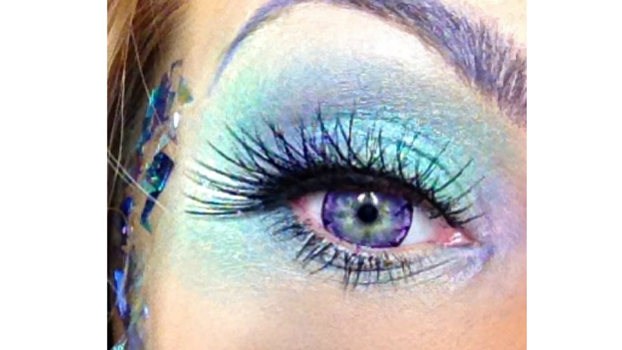 fantasy fairy or mermaid makeup tutorial | Halloween | festival