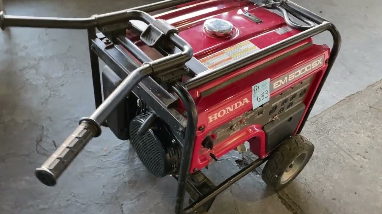 Honda Generator Lot 633 day 2 Blackshaws Auction 