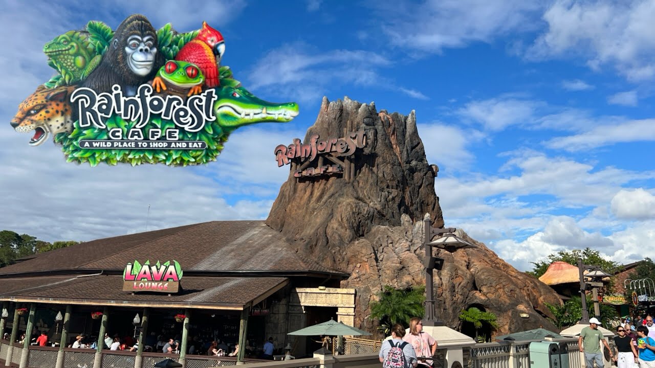 Eating at Rainforest Cafe at Disney Springs | Disney Springs Restaurant Review