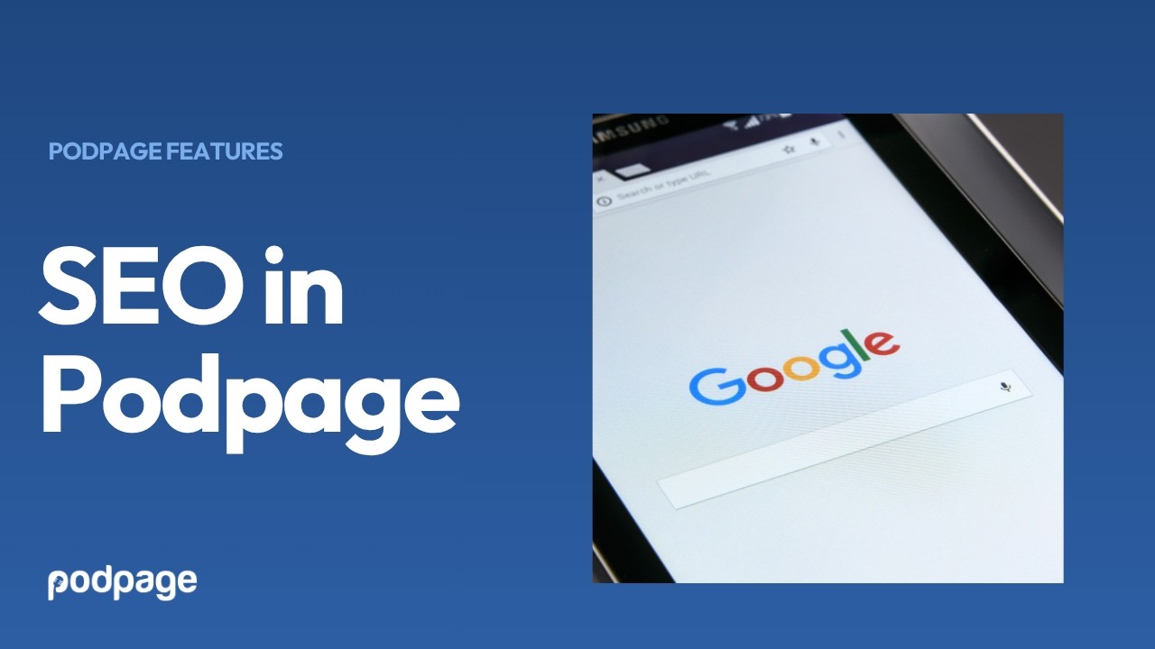 Designing Your Website in Podpage