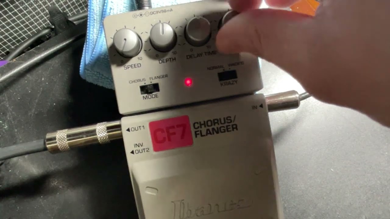 💎🤖★ IBANEZ CF7 CHORUS/FLANGER (FLANGER)