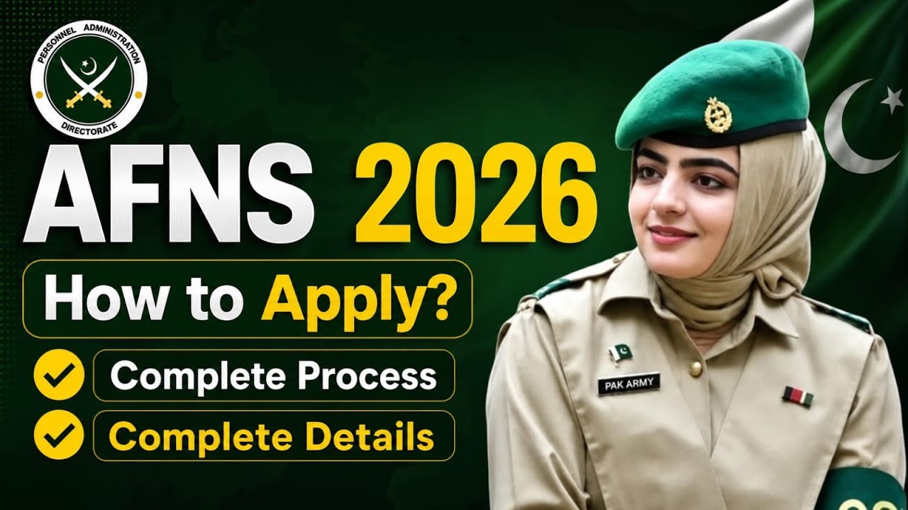AFNS 2026 Online Apply Step by Step | How to Fill AFNS Registration Form 