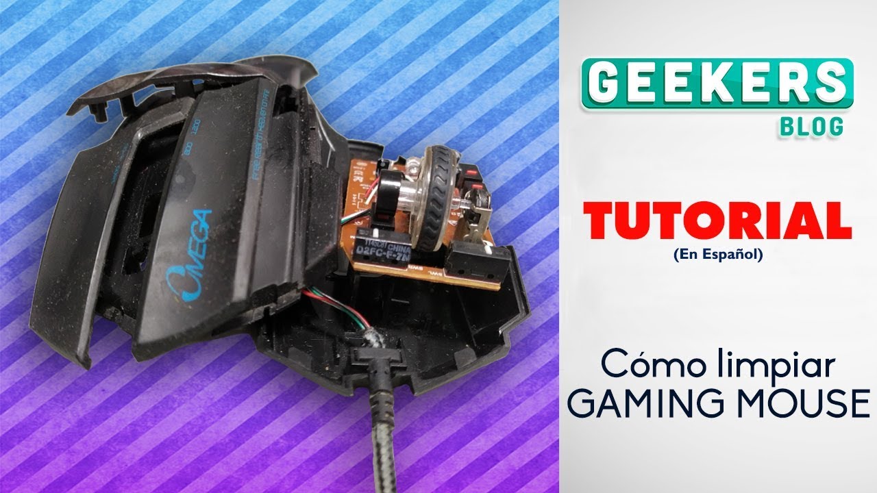 Cómo limpiar popular Gaming Mouse Lowcost 💻 | Tutorial en Español