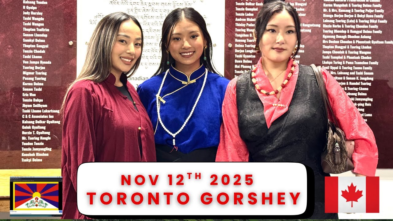 TORONTO LHAKAR GORSHEY WITH TALENTED DANCER#tibetanvlogger #circledance #torontogorshey
