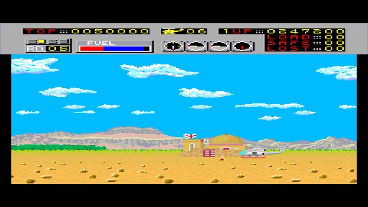Choplifter [Arcade Longplay] (1985) Sega