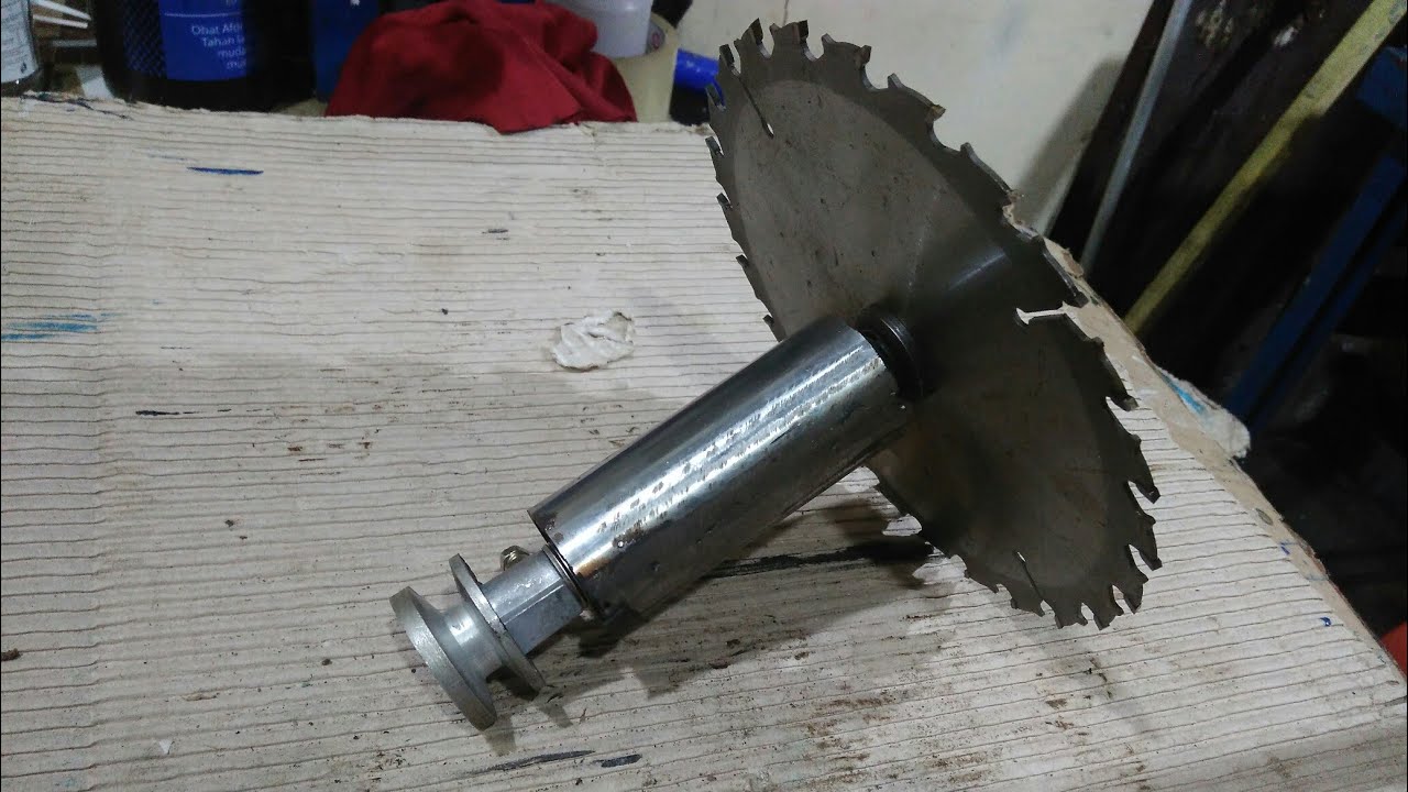 MEMBUAT ASS PULLY GERGAJI MEJA MUDAH DAN SEDERHANA. DIY ASS TABEL SAW