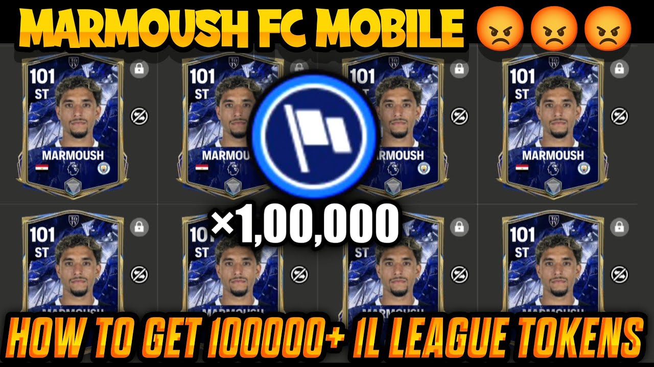 😡😡MARMOUSH FC😡😡PACK OPENING || HOW TO GET 1,00,000+ LEAGUE TOKENS & 107 OVR PLAYERS FOR FREE