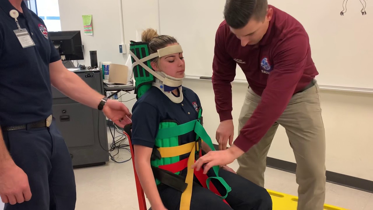Spinal Immobilization Seated Patient