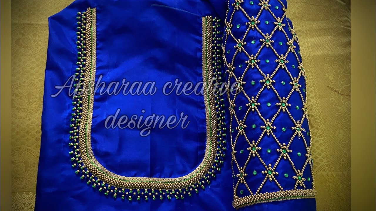 Bridal blouse design // Aari embroidery