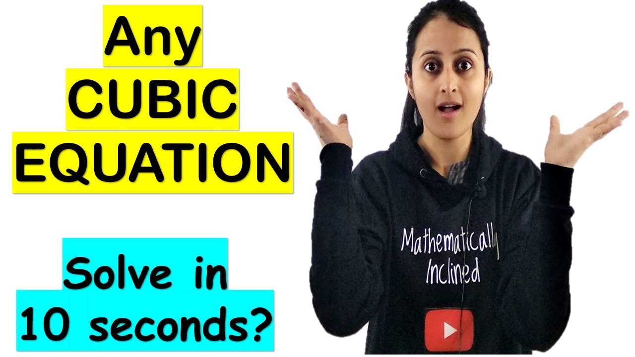CUBIC EQUATION FACTORIZATION SHORTCUT/ SOLVING CUBIC EQUATIONS IN 10 SECONDS/ Math Tricks.