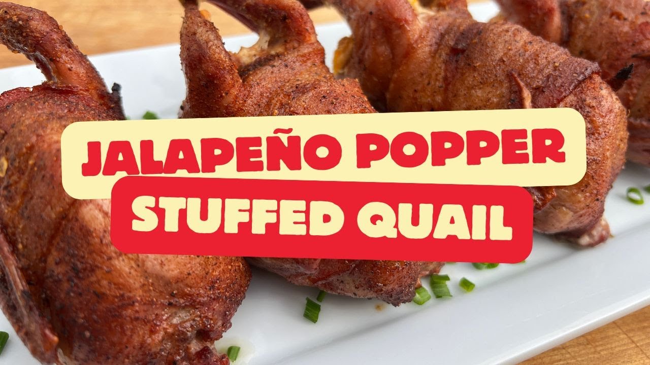 Jalapeño Popper Stuffed Quail Recipe | Perfect BBQ Appetizer