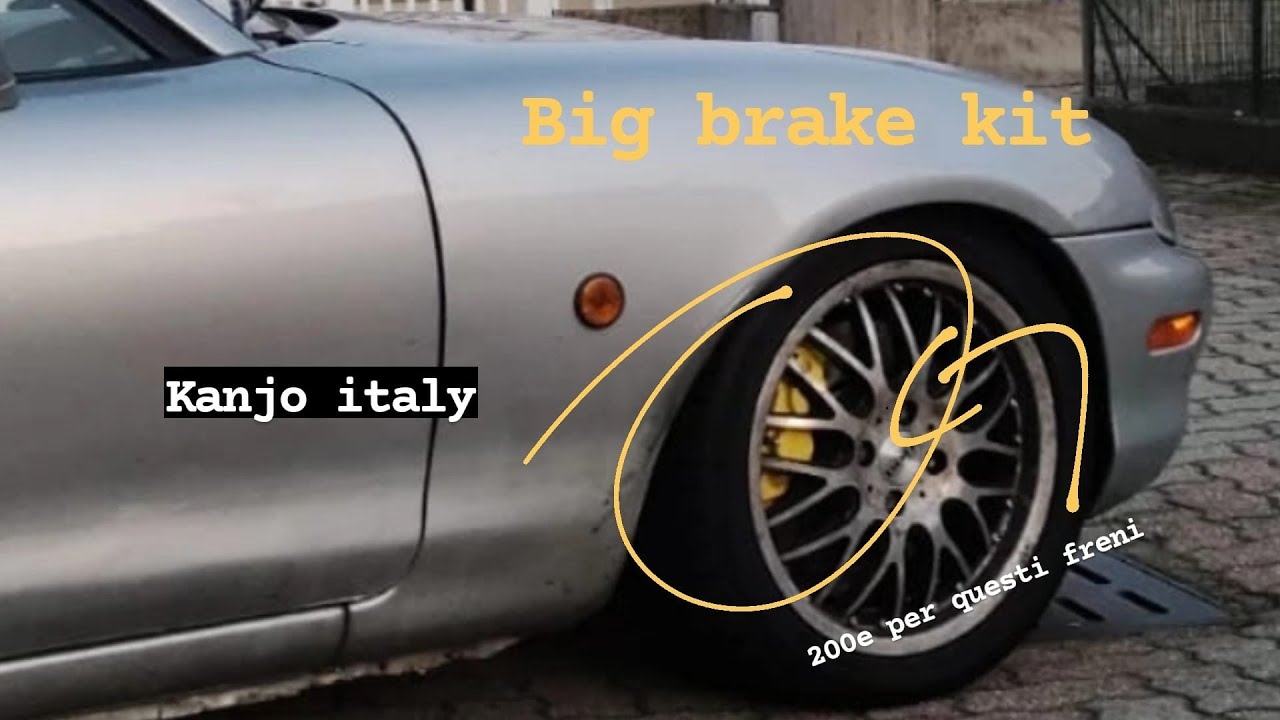 BIG BRAKE MX5 IMPIANTO FRENANTE MAGGIORATO SU MX5 CON 200EURO