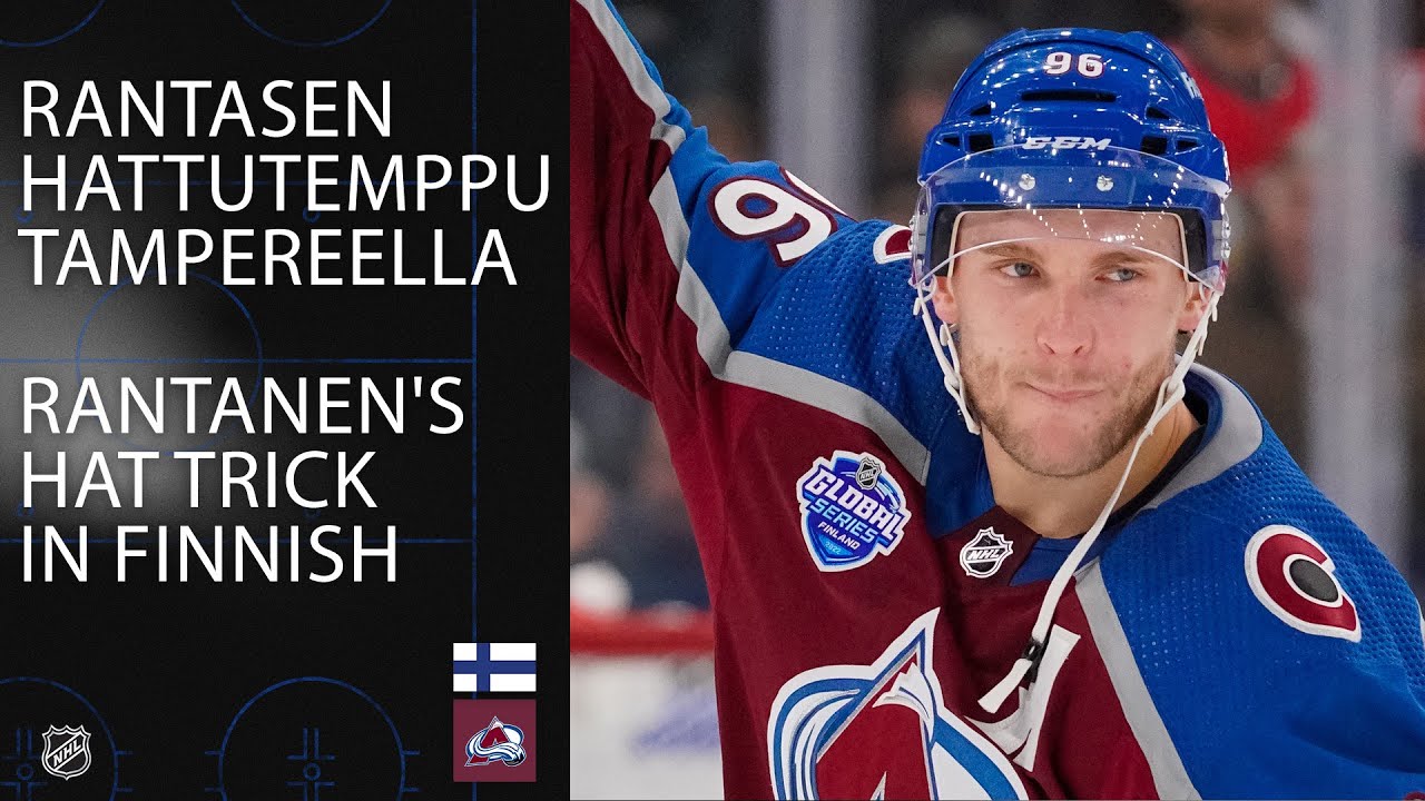 Rantasen hattutemppu Tampereella | Rantanen's hat trick in Finland