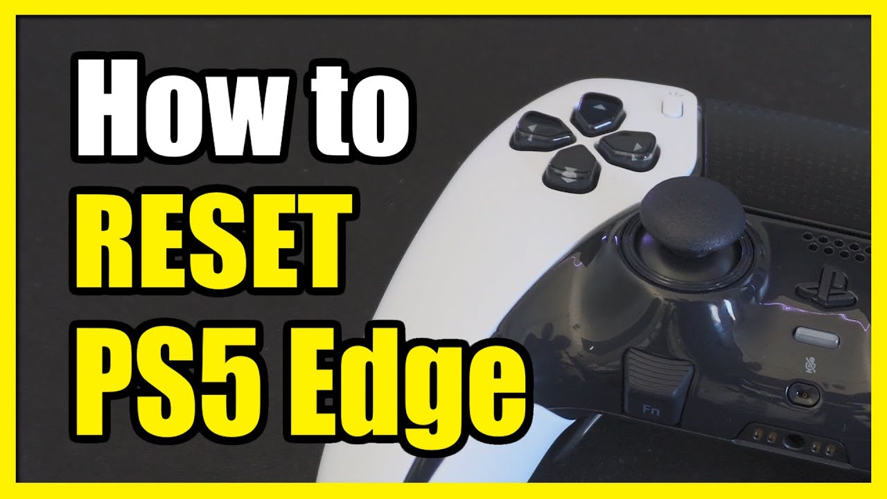 How to Reset your Dualsense Edge PS5 Controller (Settings Tutorial)