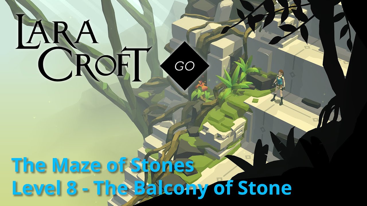 Lara Croft GO - Maze of Stones 8 - Balcony of Stone Walkthrough
