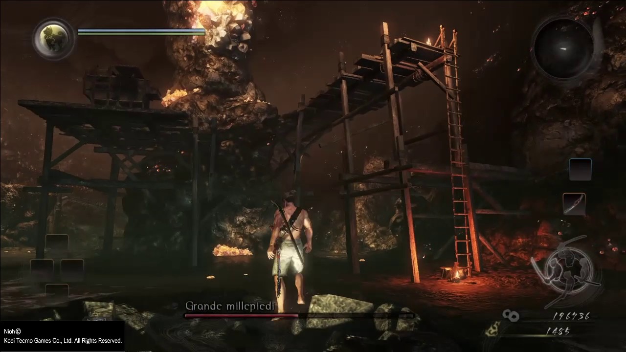 NIOH - Boss Fight: GRANDE MILLEPIEDI | Level 1 - NO Damage