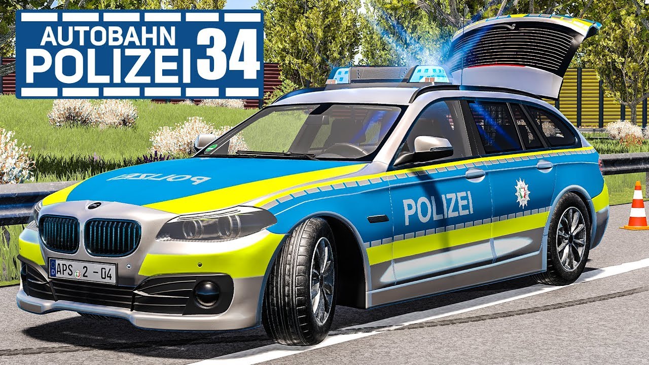 PKW fährt gegen Waschmaschine! AUTOBAHNPOLIZEI-SIMULATOR 2 #34 | Police Simulator 2 deutsch