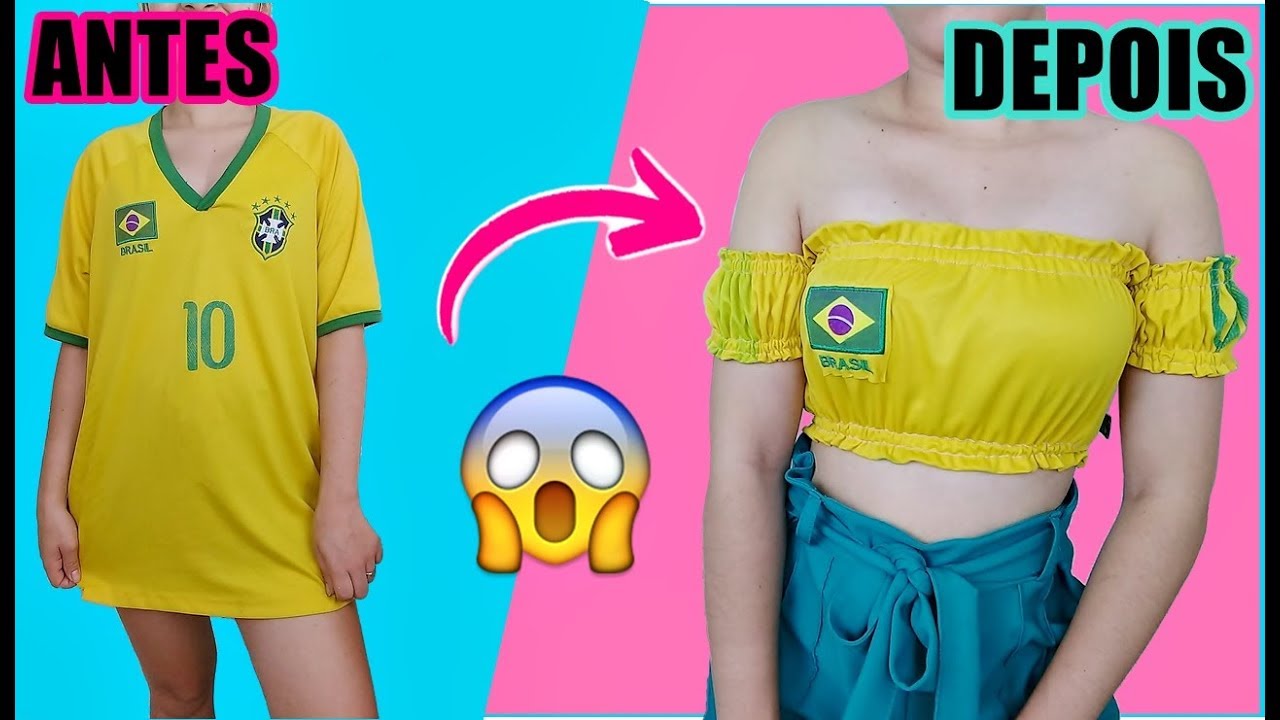 💡TRANSFORME CAMISA MASCULINA EM CROPPED CIGANINHA