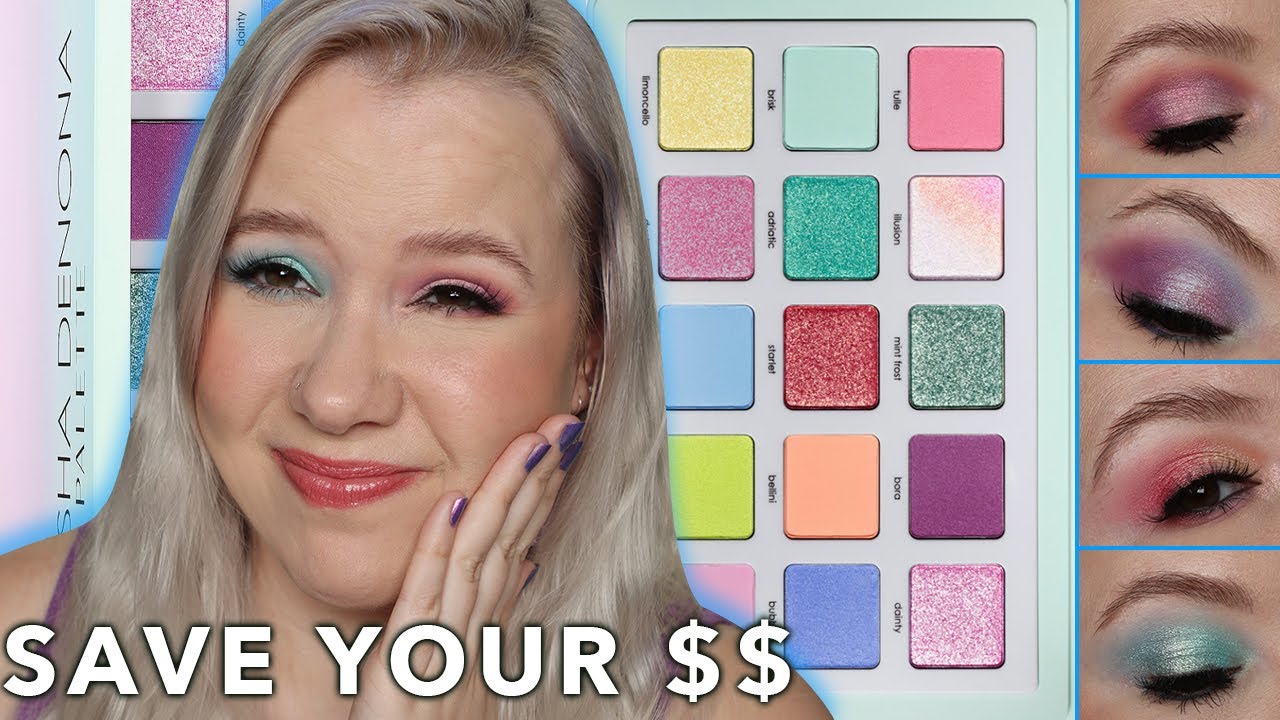 Natasha Denona Pastel Palette | Comparisons to other pastels & 4 Looks