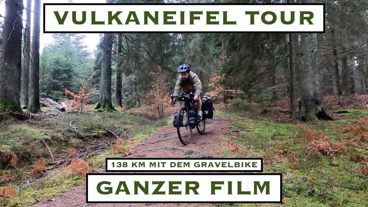 Mit dem GRAVELBIKE durch die VULKANEIFEL | Bikepacking Tour | ALLEINE im WALD