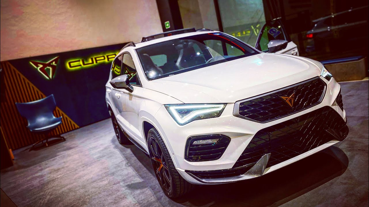 NUEVO CUPRA ATECA 2021 blanco nevada // 4K