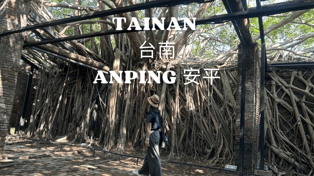 Tainan Vlog 🇹🇼 Ep.3 - Fort Zeelandia 安平古堡 🏰 Anping Tree House 安平樹屋 🌳 Anping Old Street 安平老街 🛍️