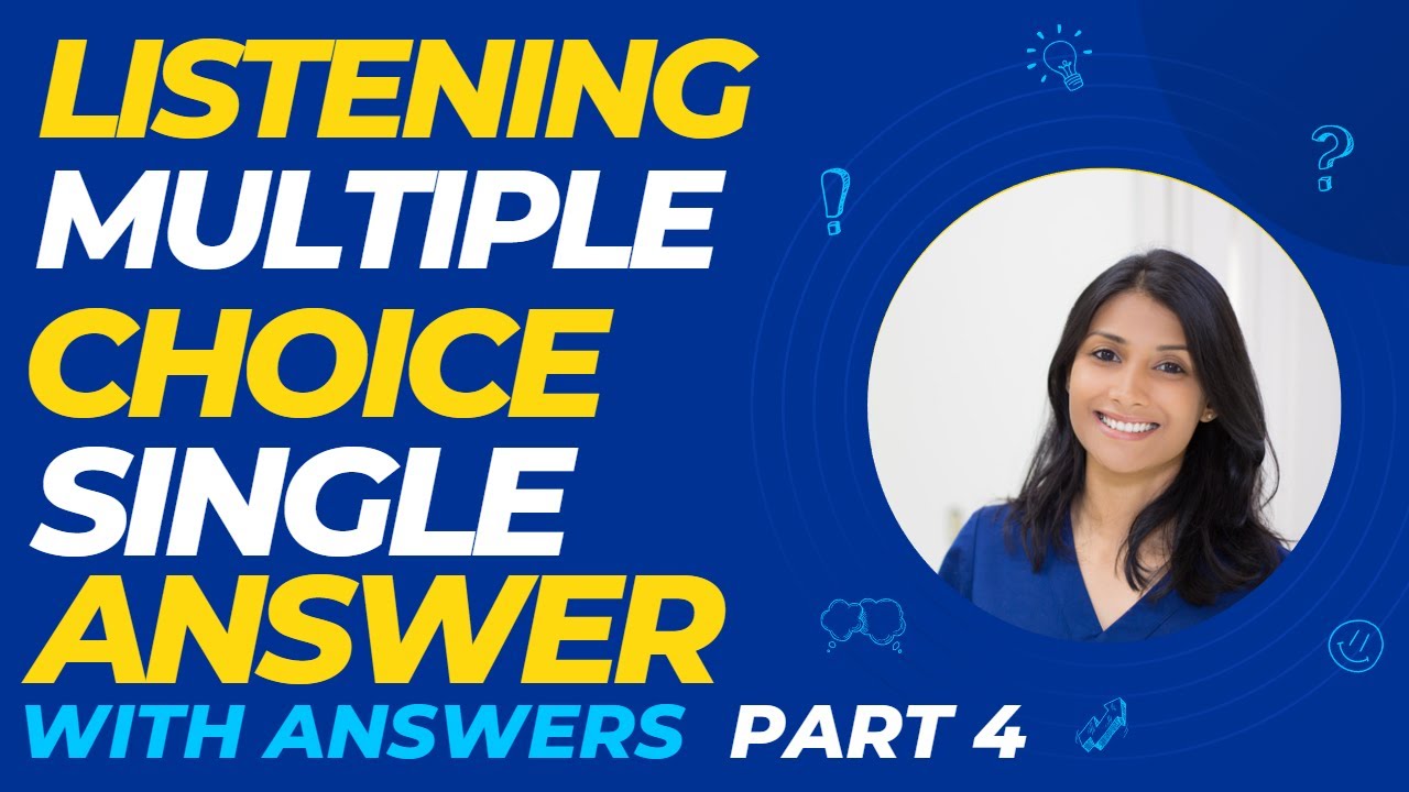 PTE Listening - Multiple Choice Single Answer With Answers | Most Repeated | Mock Test 4