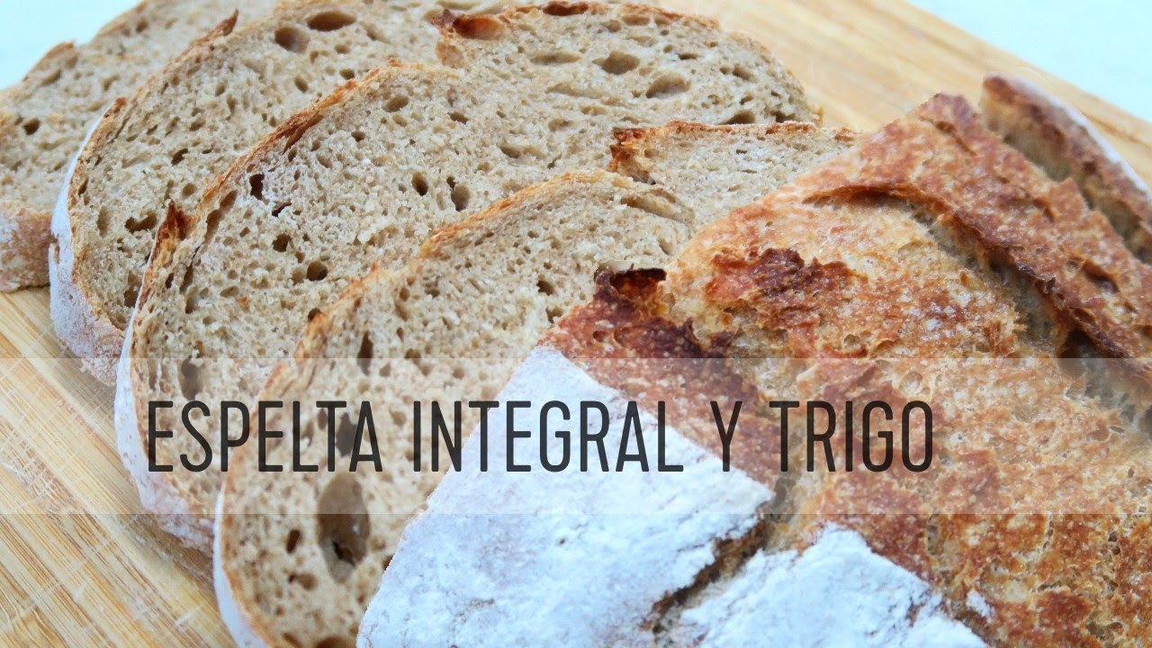 PAN DE MASA MADRE - Con espelta integral y trigo - Fácil y sin amasado