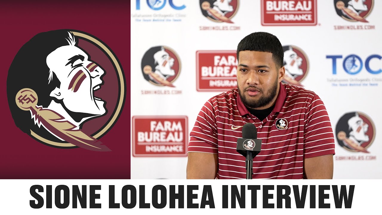 Oregon State Transfer Sione Lolohea | FSU Football First Interview, Transfer Process, DL development