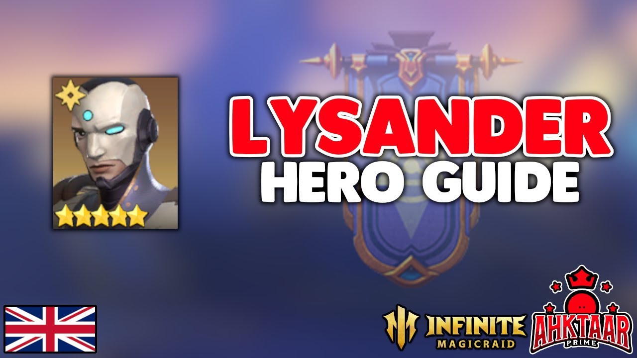LYSANDER COMPLETE GUIDE - Skills, Gear, Rum 35, Abyss 30, Guild Boss, PvP [Infinite Magicraid]
