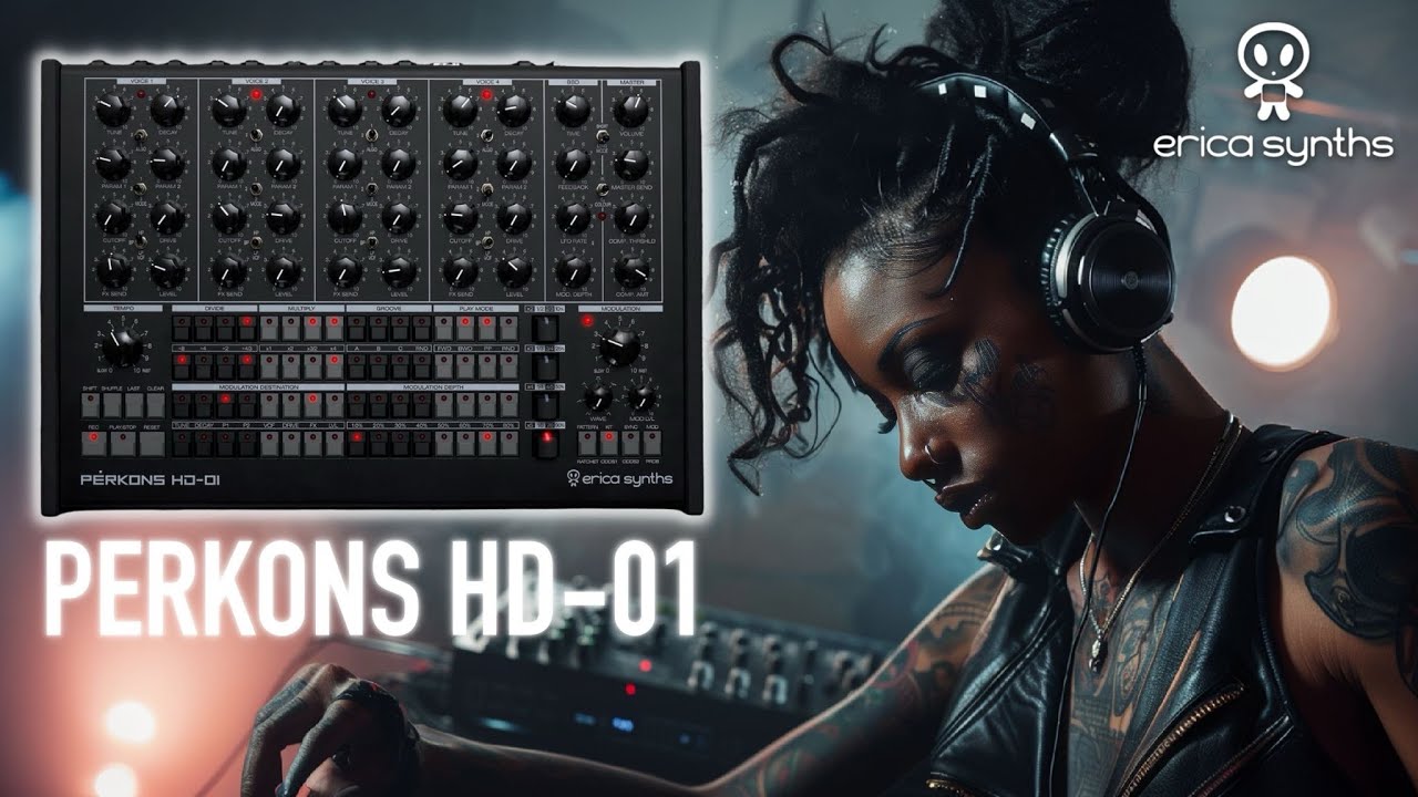🎛️ 🔥Erica Synths PERKONS HD-01 Techno Project #2 🔥 Ultimate Techno Kits
