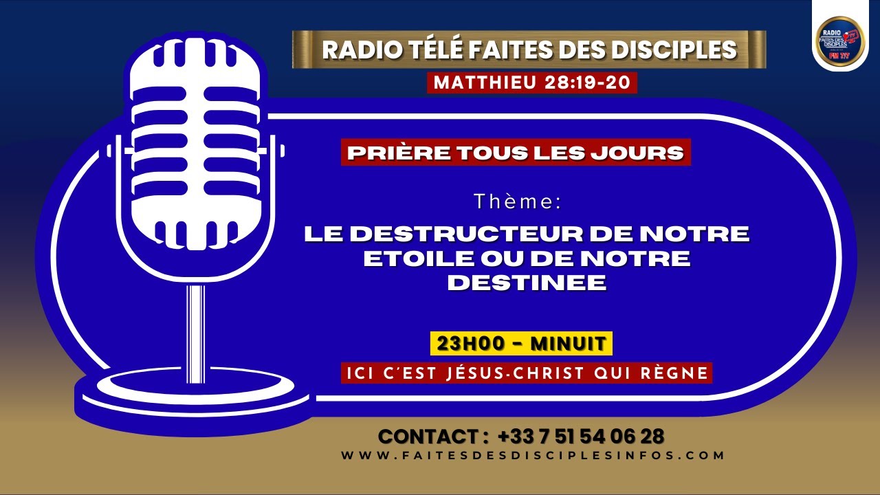LE DESTRUCTEUR DE NOTRE ETOILE OU DE NOTRE DESTINEE - PRIÈRE INTENSE SUR LA MONTAGNE DES DISCIPLES