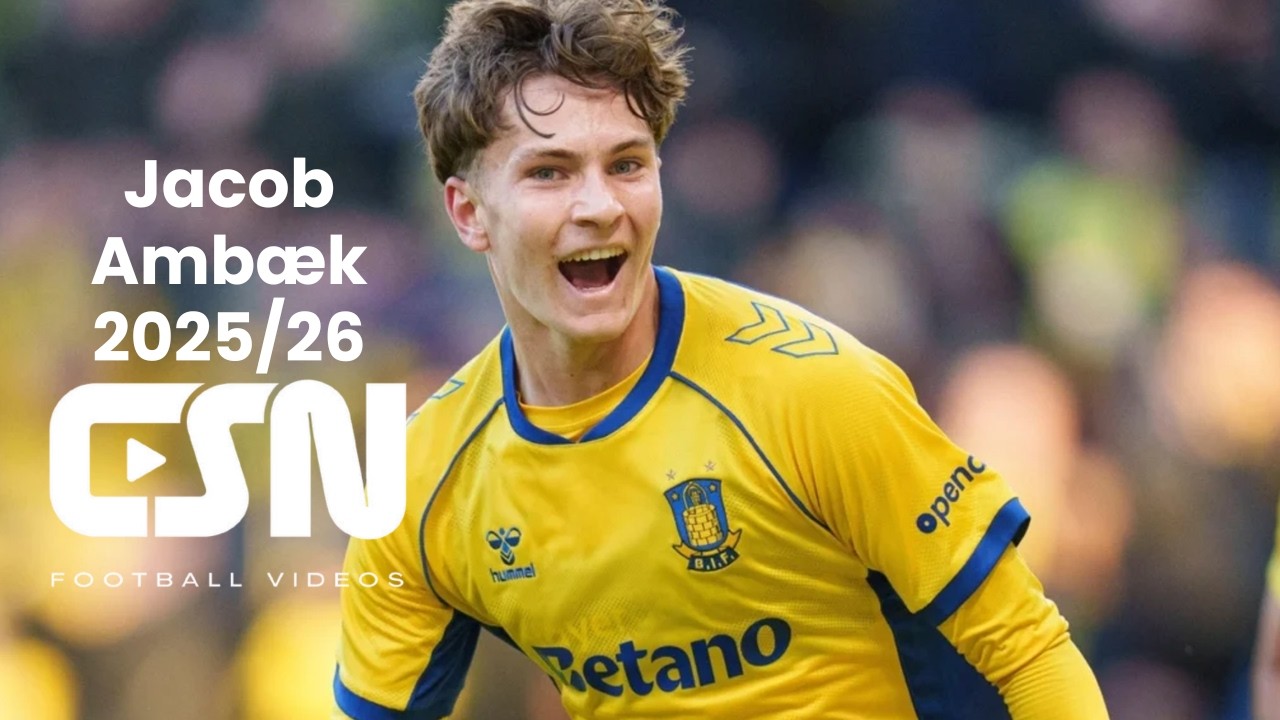 Jacob Ambæk (Brøndby IF) - Goals, Skills & Assists 2025/26 | HD
