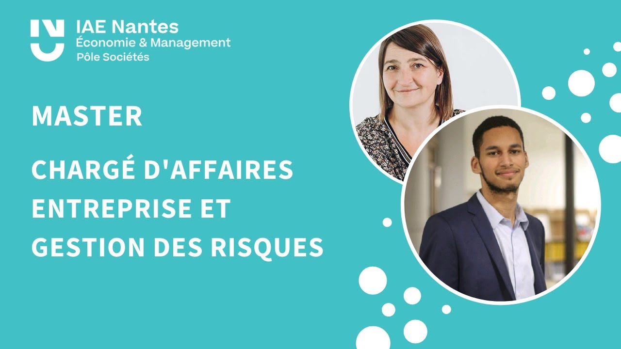 Master MBFA parcours Charg&eacute; d'affaires entreprises et gestion des risques