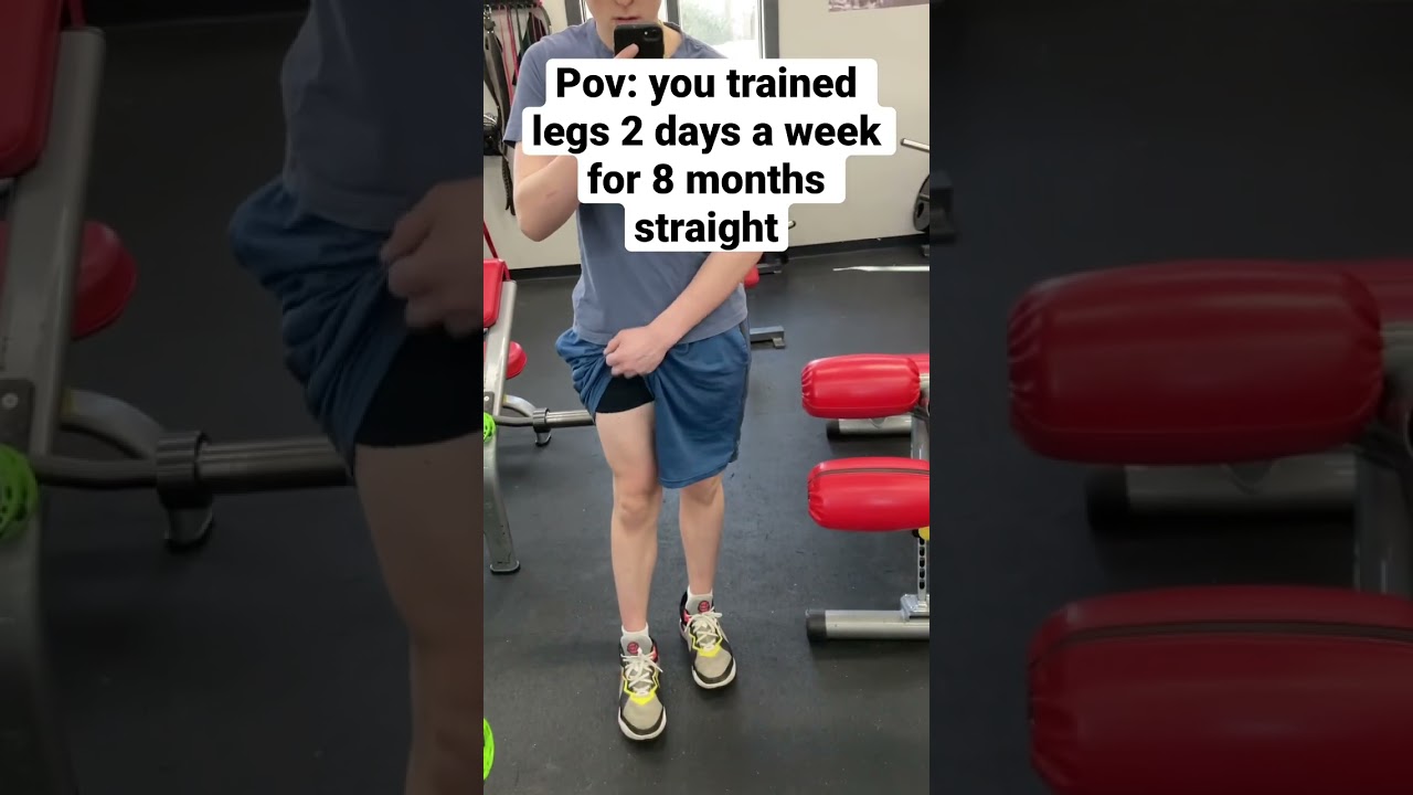 Pov: Leg Transformation #gymlife #shorts #gymhumor #gymrat #gymtok #gymlover #gymtransformation