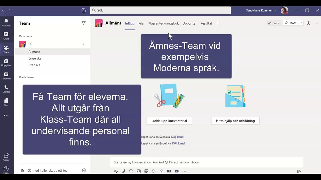 Uppstart av Klass-Team och Klassanteckningsboken