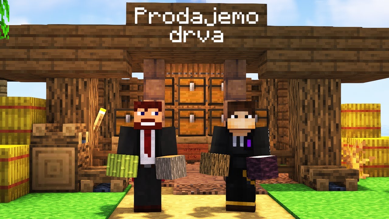 Otvorili smo PRODAVNICU DRVA - FloxyCraft w/@zZzZOBRA