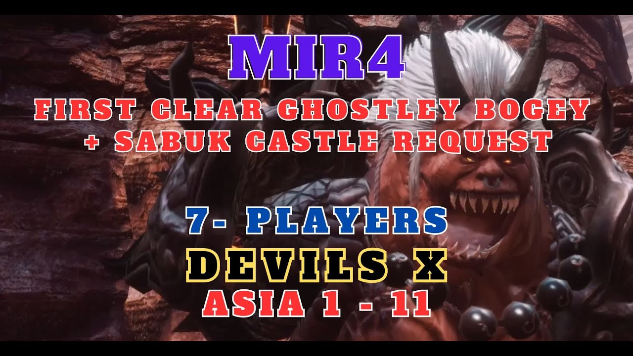 MIR4 - Ghostley Bogey FC and Sabuk Castle Request (Clan Management) April 10, 2024