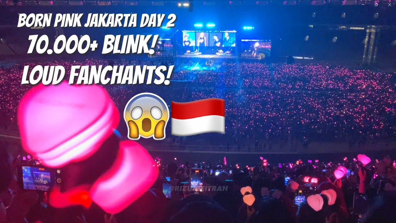 BORN PINK JAKARTA VLOG | LOUD FANCHANTS! (ENG SUB)HD