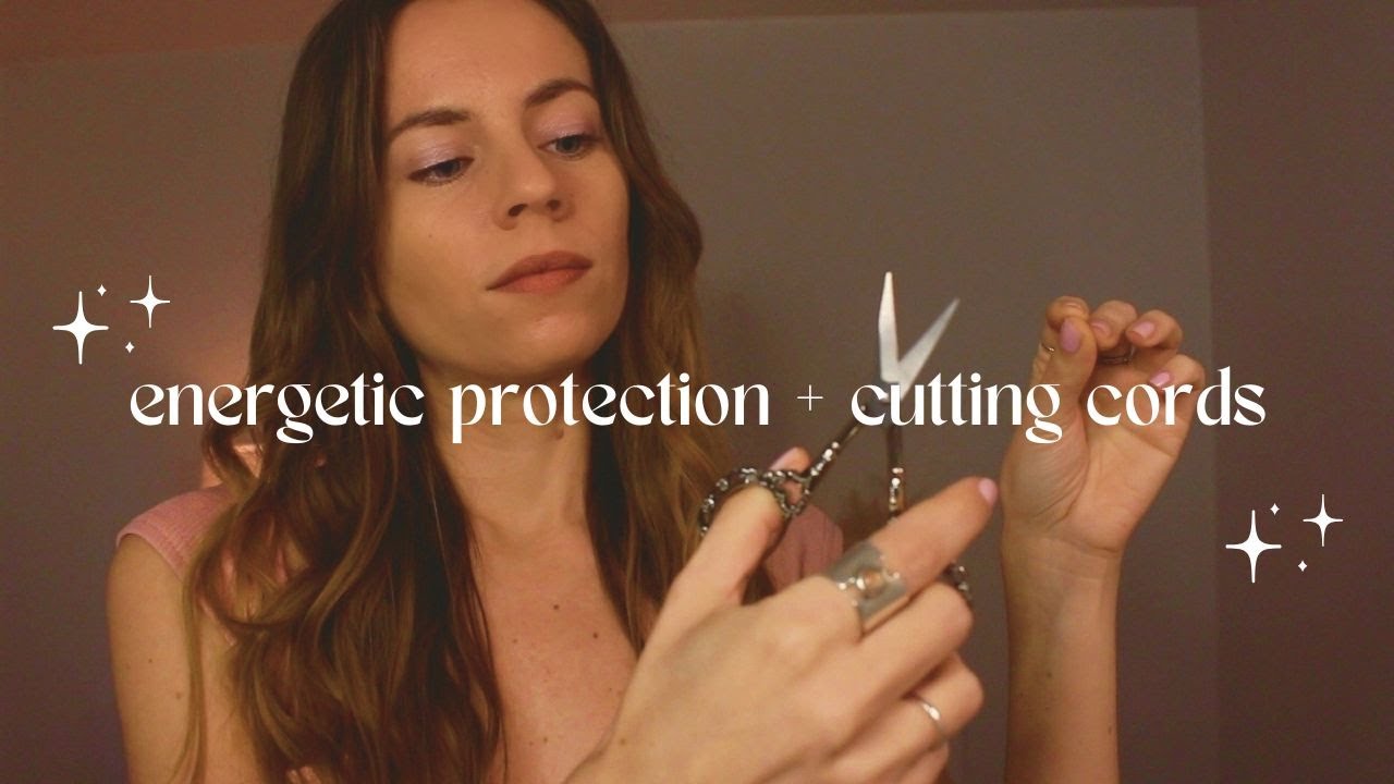 ASMR REIKI for energetic protection | cord cutting, hand movements, personal attention