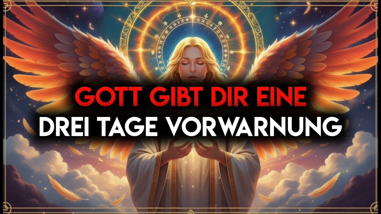 Auserwählte, Gott sandte diese Warnung frühzeitig – weil ihr zu seinen Auserwählten gehört.