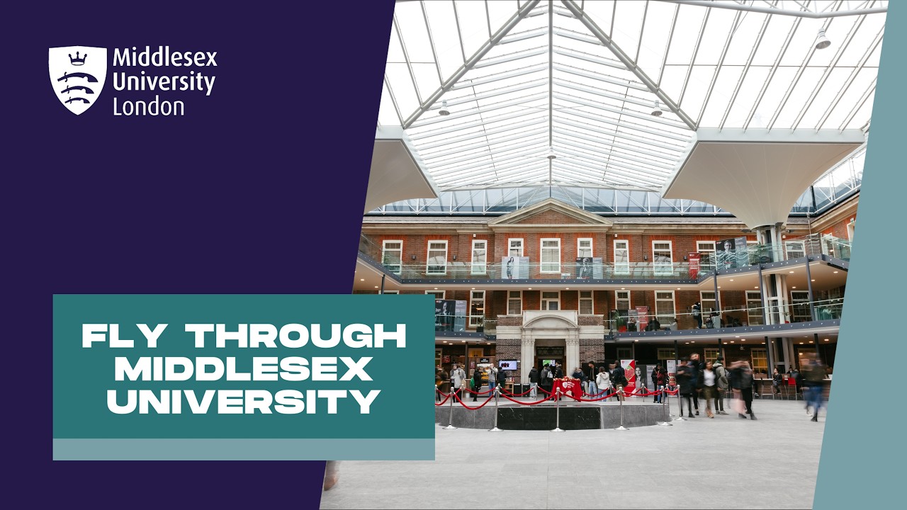 Fly through our campus | Middlesex University