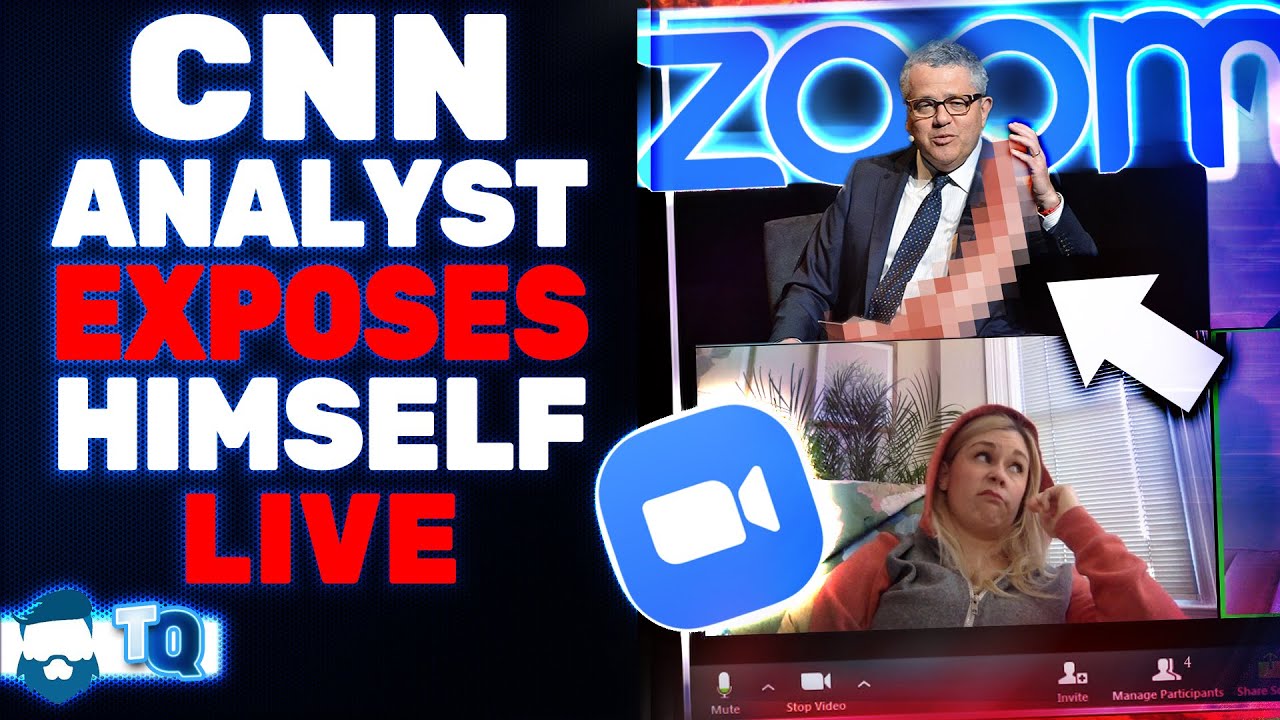 CNN Analyst Whips It Out On Zoom Call! Jeffrey Toobin HILARIOUS Gaff!