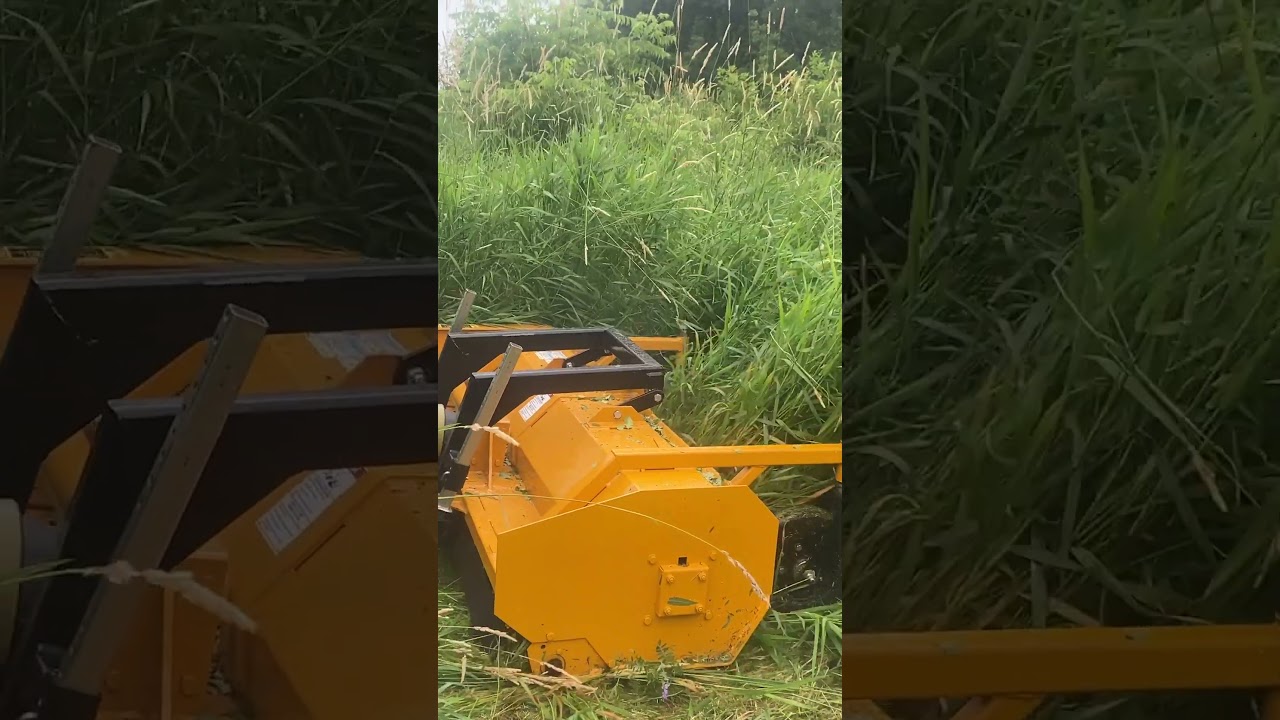 Watch this Flail Mower Tackle an Overgrown Field